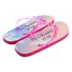 Personalied Ladies Pink Flip Flops