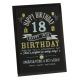 Signography 18th Birthday Glass Plaque
