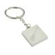 Engraved Electric Guitar Design Square Keyring