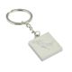 Engraved Harrier Jump Jet Design Square Keyring