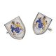 Personalised Family Crest Coat of Arms Cufflinks