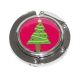 Christmas Tree Design Handbag or Xmas Stocking Hanger, Presented with Organza Bag