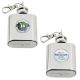 1oz Keyring Hip Flask Your Logo/Photo or Logo