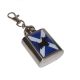 1oz Hip Flask Keyring, Scottish Saltire Flag & Scottie Dog Design