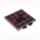 Ladies Square Mirror, Scottish Royal Stewart Tartan & Scottie Dog Design
