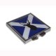 Ladies Square Mirror, Scottish Saltire Flag & Stag Design