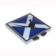 Ladies Square Mirror, Scottish Saltire Flag & Pheasant Design