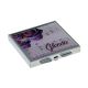 Handbag Mirror, Pertsonalised your name. Music notes & floral roses flowers design