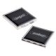 Dream / Believe Ambigram Square Handbag Mirror