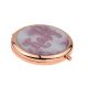 Rose Gold Plated Handbag Mirror with Personalised Name Design