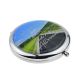 All Roads Lead me Back to You Design Silver Handbag Mirror