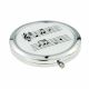 Musical Sheet Ladies Round Handbag Mirror