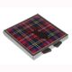 Ladies Square Mirror, Scottish Royal Stewart Tartan & Stag Design