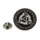 Triple Hare Lapel Pin Badge