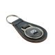 Grey Comedy Moustache Design Keyring