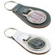 Personalised Est Date Pattern Design His & Hers Keyring Set