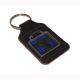 Leather Keyring Scottish Black Watch Tartan Stag design