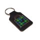 Leather Keyring Scottish Mac Kenzie Tartan Pheasant design