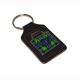 Leather Keyring Scottish Mac Kenzie Tartan Thistle design