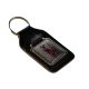 Royal Stewart Tartan with Grey Lined Background Design Keyring
