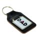 Keyring Key Ring bonded leather key fob Dad