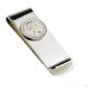 Silver Real Lucky Sixpence Money Clip (engravable)