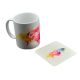 Mug & Coaster Gift set DADDY fathers & dads design