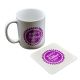Mug & Coaster Dads Gift set HAPPY FATHERS DAD