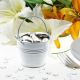 White Metal Favour Bucket