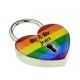 Personalised Mr & Mr Rainbow Design Love Padlock