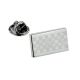 Engraved Ska Design Rectangular Lapel Pin Badge