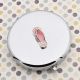 Pink Flip Flop Design Handbag Mirror (engravable)