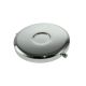 Round Silver Handbag Mirror with 19mm recess with optional sixpence or doming (engravable)