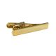 Slim or Skinny Plain Gold Plated Tie Clip - 4cm (engravable)