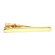 Gold Plated Tie Clip with Rounded Corners (engravable)