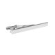 Rhodium Plated Tie Clip with Square Corners (engravable)