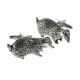 English Made Badger Pewter Cufflinks