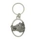 English Pewter Key Ring - Boars Head