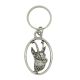 English Pewter Key Ring -  Chamois/Gams Stag