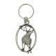 English Pewter Key Ring - Roaring Stag