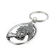 English Pewter Key Ring -  Hawk bird on glove