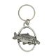English Pewter Key Ring - Mirror Carp