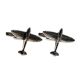 English Made Spitfire Pewter Cufflinks