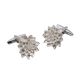 Monet Waterlily Pewter Cufflinks