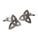 Celtic Triquetra Knot Pewter Cufflinks