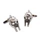 Roman Spanish Helmet Pewter Cufflinks