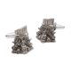 Roman Corinthian Pewter Cufflinks
