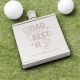 Personalised Dad You're the Best Design 2oz Hip Flask