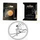 Single Wax sealing coin design 040 Winter Sport Christmas Skier Skiing design