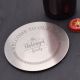 Personalised Welcome to Our Home Design Stainless Steel Round Coaster Great for New Home!
